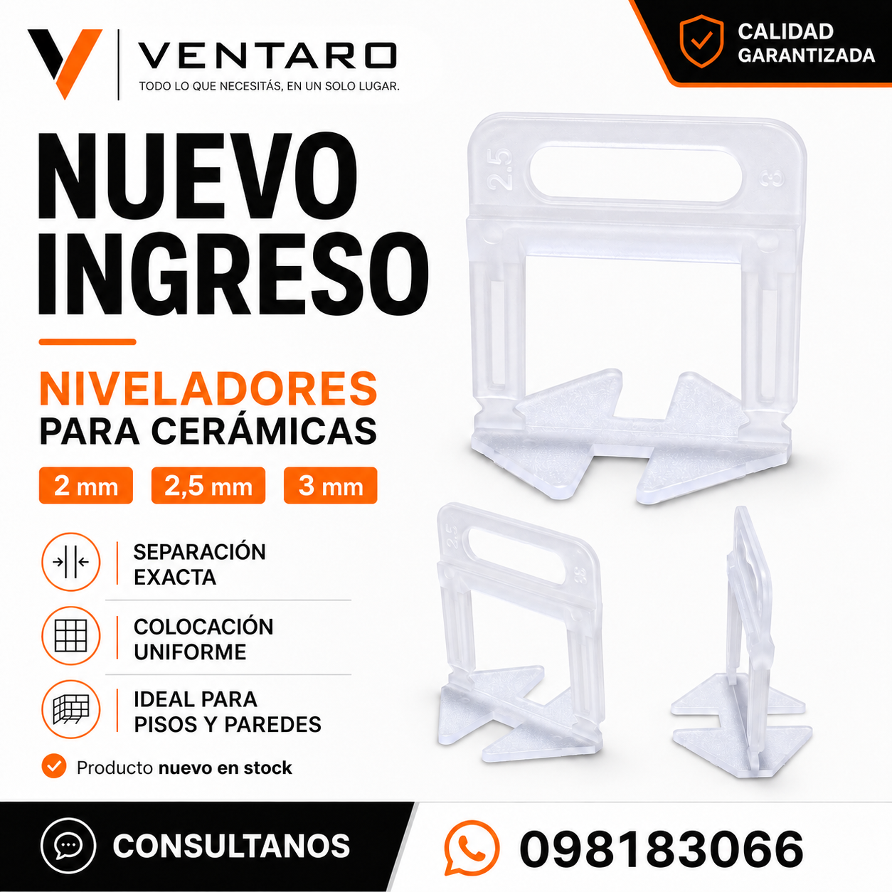 Niveladores para cerámicas