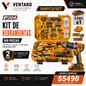 Kit INGCO P20S 166 Piezas + Taladro Percutor Brushless 20V 66Nm | VENTARO